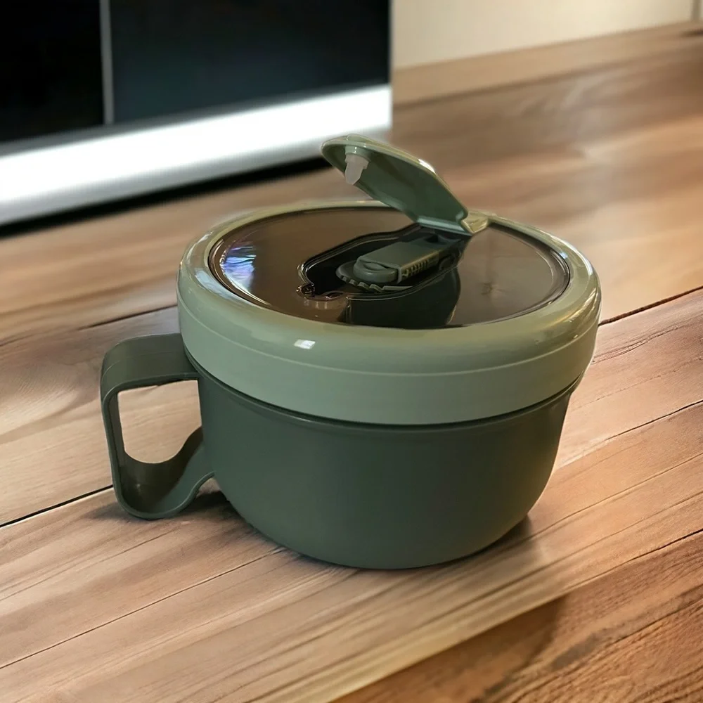 New in Packaging Plastic Microwaveable Ramen Bowl Set with Lid & Built-i… - Picture 6 of 8